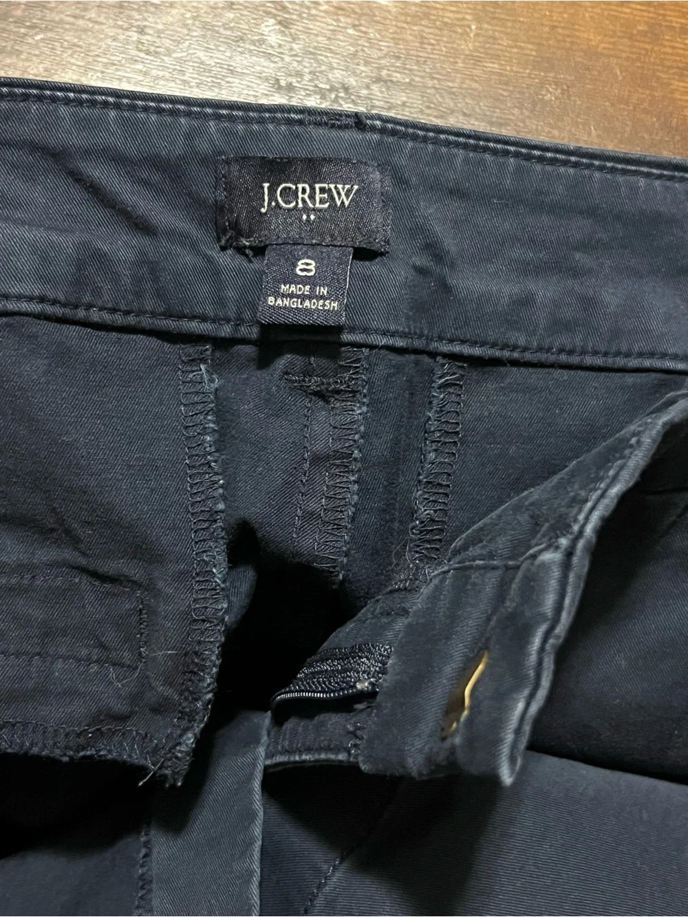 J. Crew Men's Navy Chino Shorts 10.5